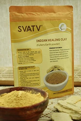 SVATV MULTANI MITTI POWDER FOR SKIN & HAIR 227GM