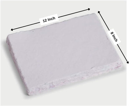 OVERDOSE White Cotton Paper - Pack of 50Sheets 6/8
