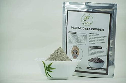 SVATV Dead Sea Mud Powder l For Skin 227gm (8_oZ)