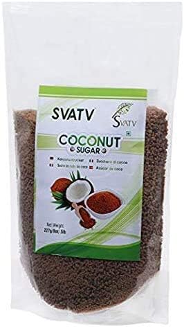 SVATV Coconut Sugar Powder | Natural Sweetener Powder | 227gm (8_oZ)
