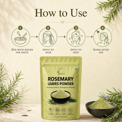 SVATV Rosemary Leaves Powder | 227gm (8_oZ)