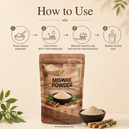 SVATV Miswak Powder 227 Gram (8 Oz)