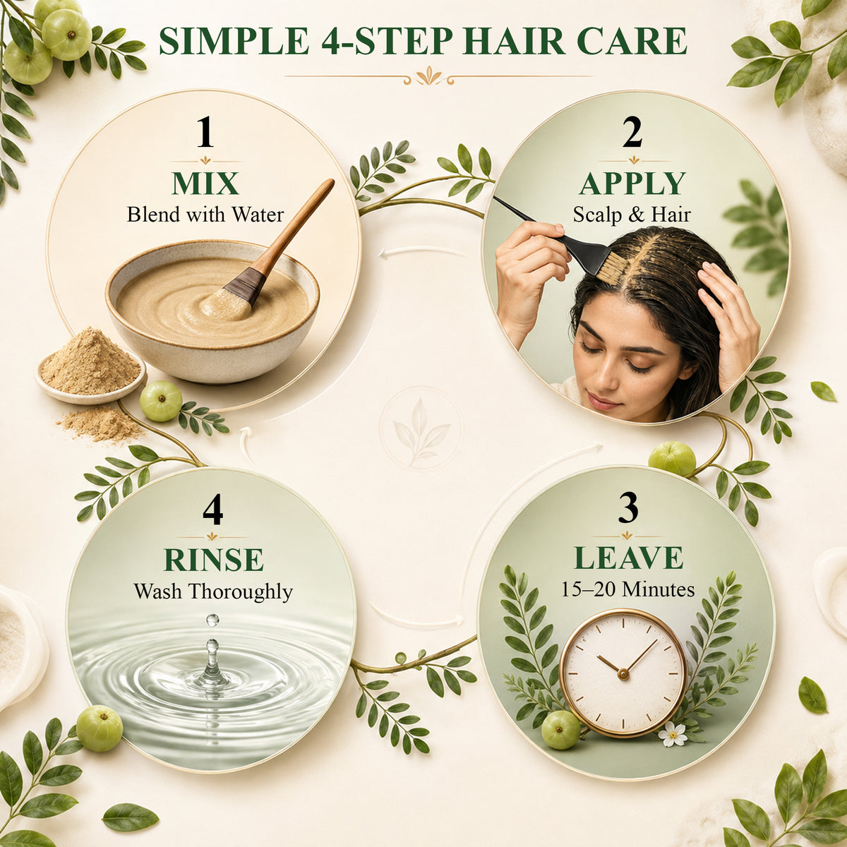 SVATV Amla Powder | Amalaki | Emblica Officinalis | For Hair 227gm (8_oZ)