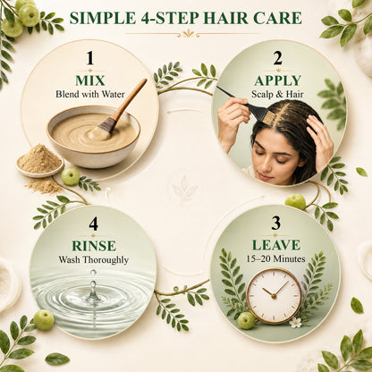 SVATV Amla Powder | Amalaki | Emblica Officinalis | For Hair 227gm (8_oZ)