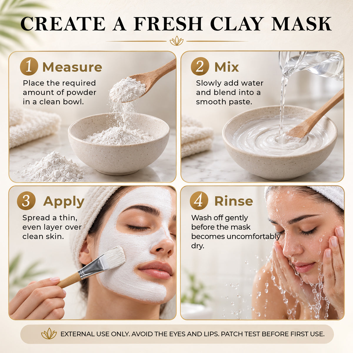 SVATV White Kaolin White Clay I Powder For Skin 227gm (8_oZ)