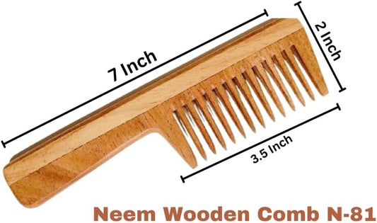 SVATV NEEM WOODEN COMB N-81