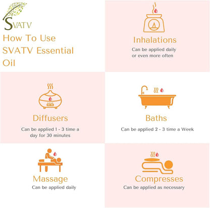 SVATV Clary Sage Essential Oil 10ml