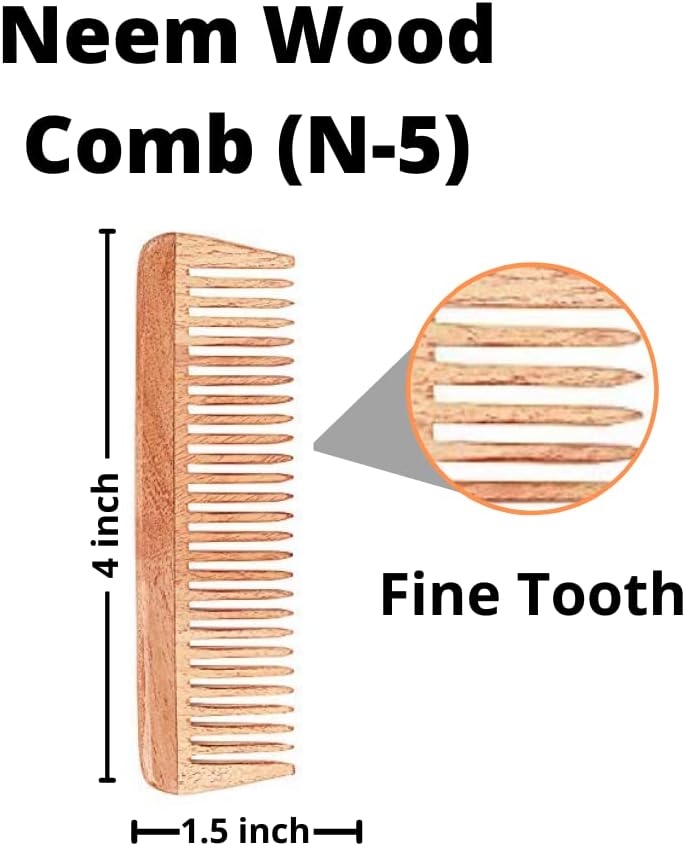 SVATV NEEM WOODEN COMB N-5