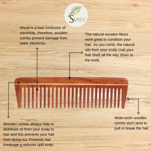 SVATV SHISHAM WOODEN COMB S-82A