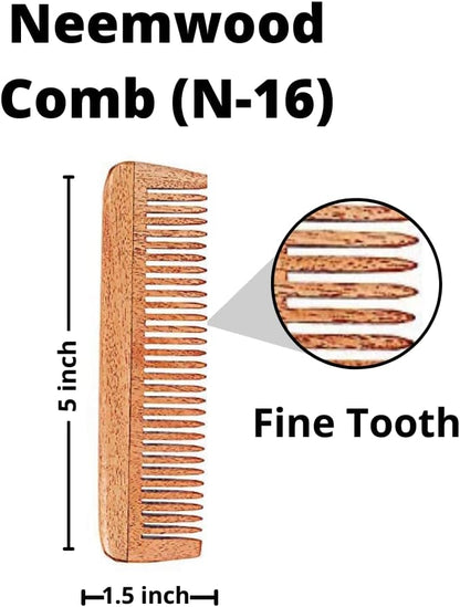 SVATV NEEM WOODEN COMB N-16