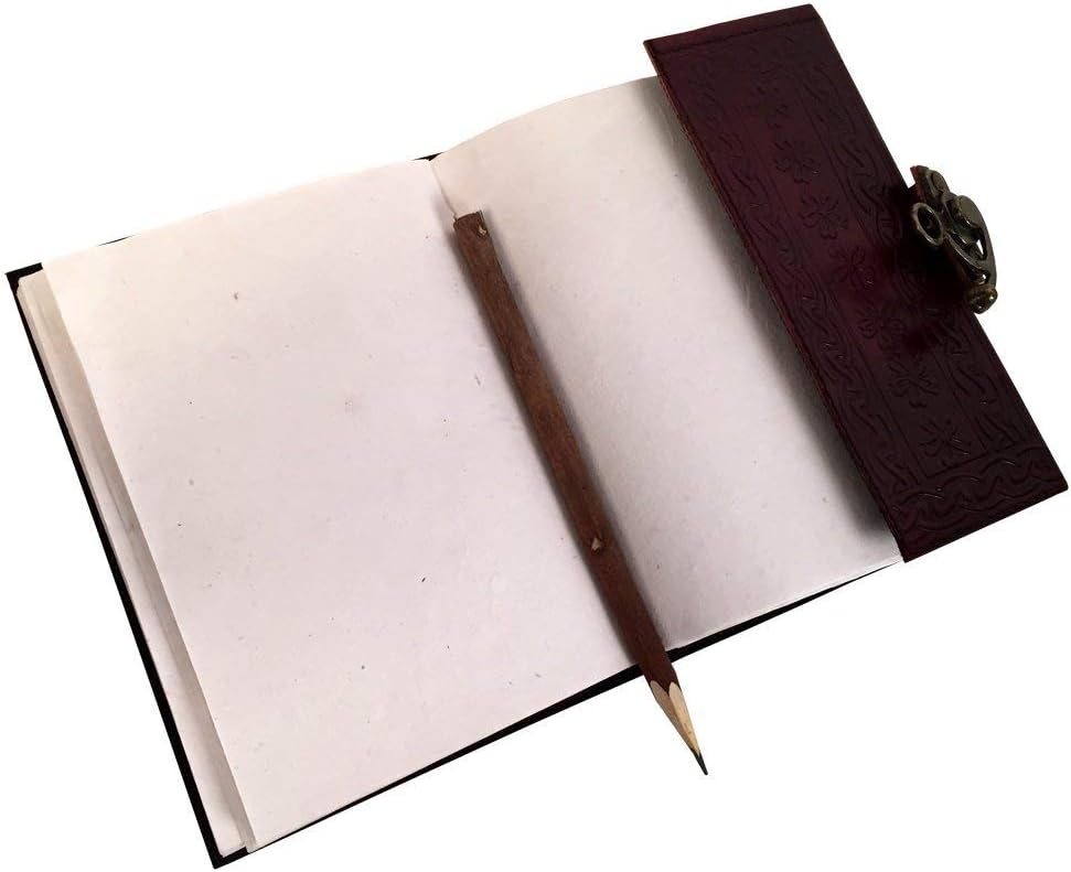 OVERDOSE HAMSA HAND EMBOSSED with STONE Journal 5/7