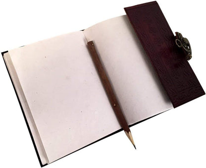 OVERDOSE HAMSA HAND EMBOSSED with STONE Journal 5/7
