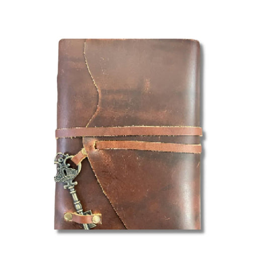 OVERDOSE Vintage Meraf Leather Journal With Key 5/7