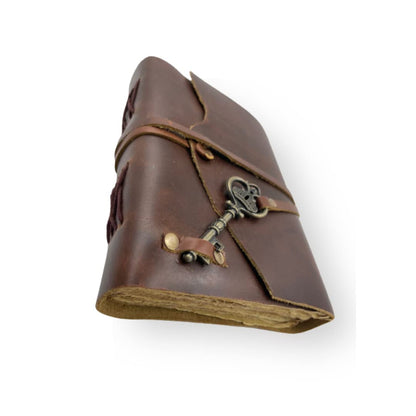 OVERDOSE Vintage Meraf Leather Journal With Key 5/7