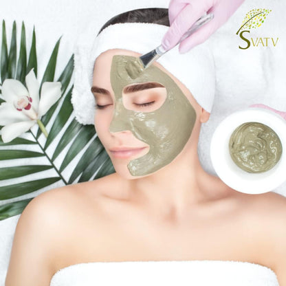 SVATV Herbal French Green Clay Powder For Skin 227gm (8_oZ)