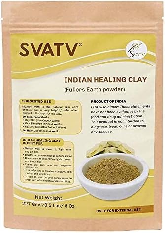 SVATV MULTANI MITTI POWDER FOR SKIN & HAIR 227GM