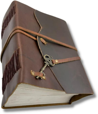 Overdose Buff with Key 1000 Papers Leather Diary 7*10