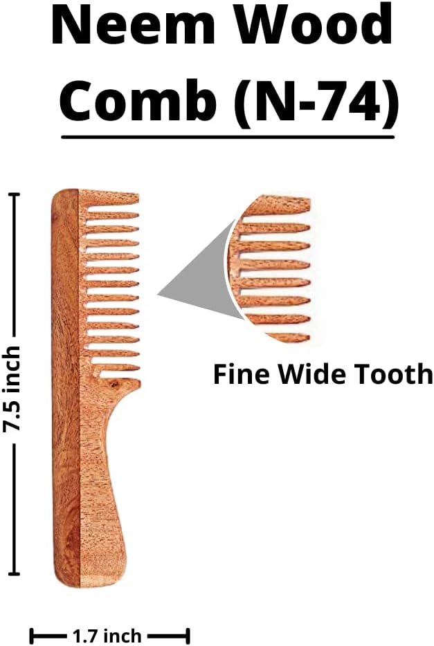 SVATV NEEM WOODEN COMB N-74