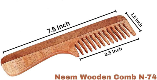 SVATV NEEM WOODEN COMB N-74