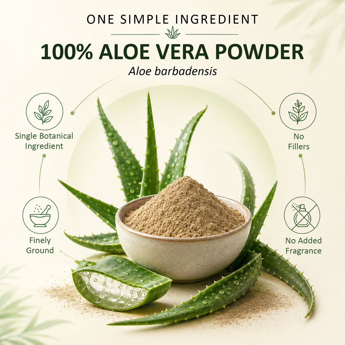 SVATV Aloevera Powder For Skin Care 227gm (8_oZ)