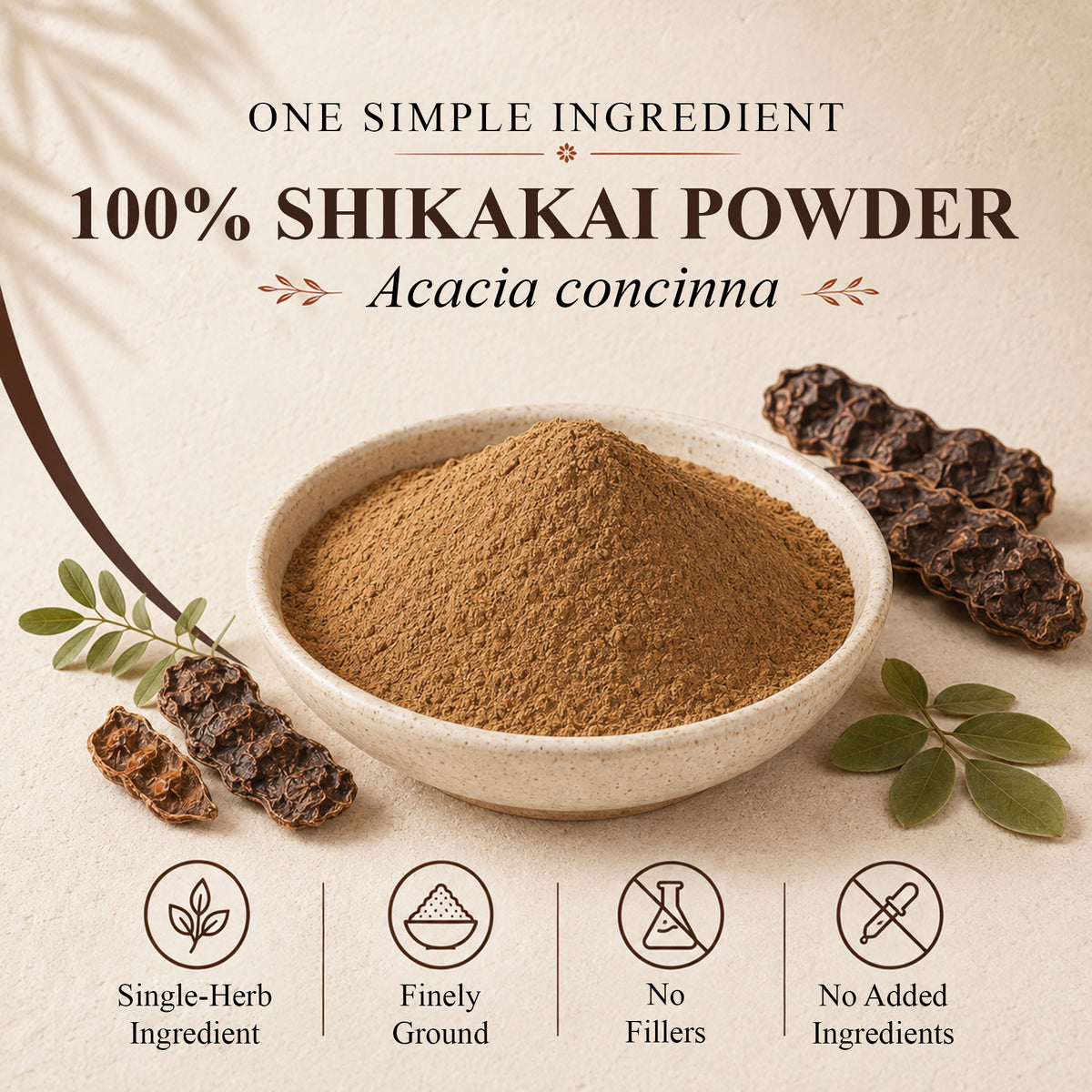 AATMANA Shikakai Powder | Natural Hair Growth | 100gm