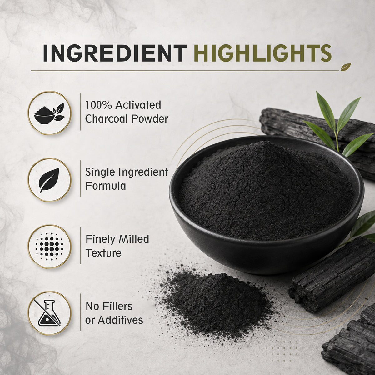 SVATV Activated Charcoal Powder | Cosmetic Grade Fine Powder | Skin and Oral Care Ingredient | Helps Reduce Excess Oil Appearance | Suitable for Face Masks & DIY Beauty Formulations – 227gm