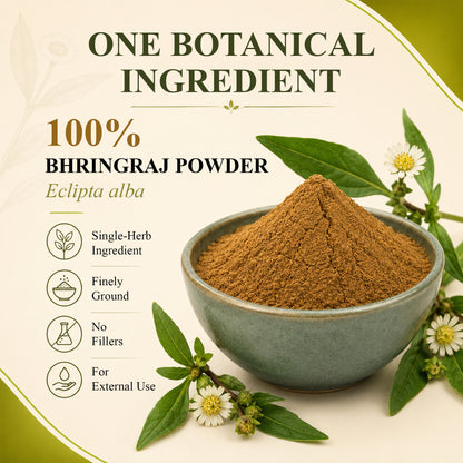 SVATV Natural Bhringraj Powder Hair Care 227gm (8_oZ)