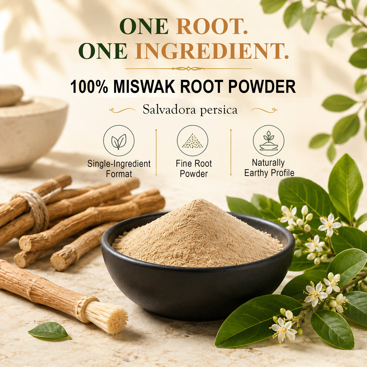 SVATV Miswak Powder 227 Gram (8 Oz)