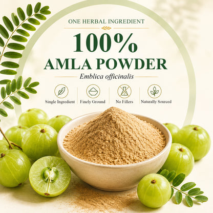 SVATV Amla Powder | Amalaki | Emblica Officinalis | For Hair 227gm (8_oZ)