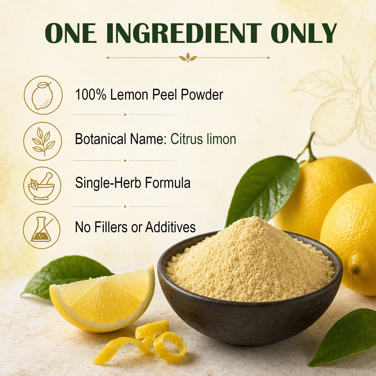 SVATV Lemon Peel Powder - 227g
