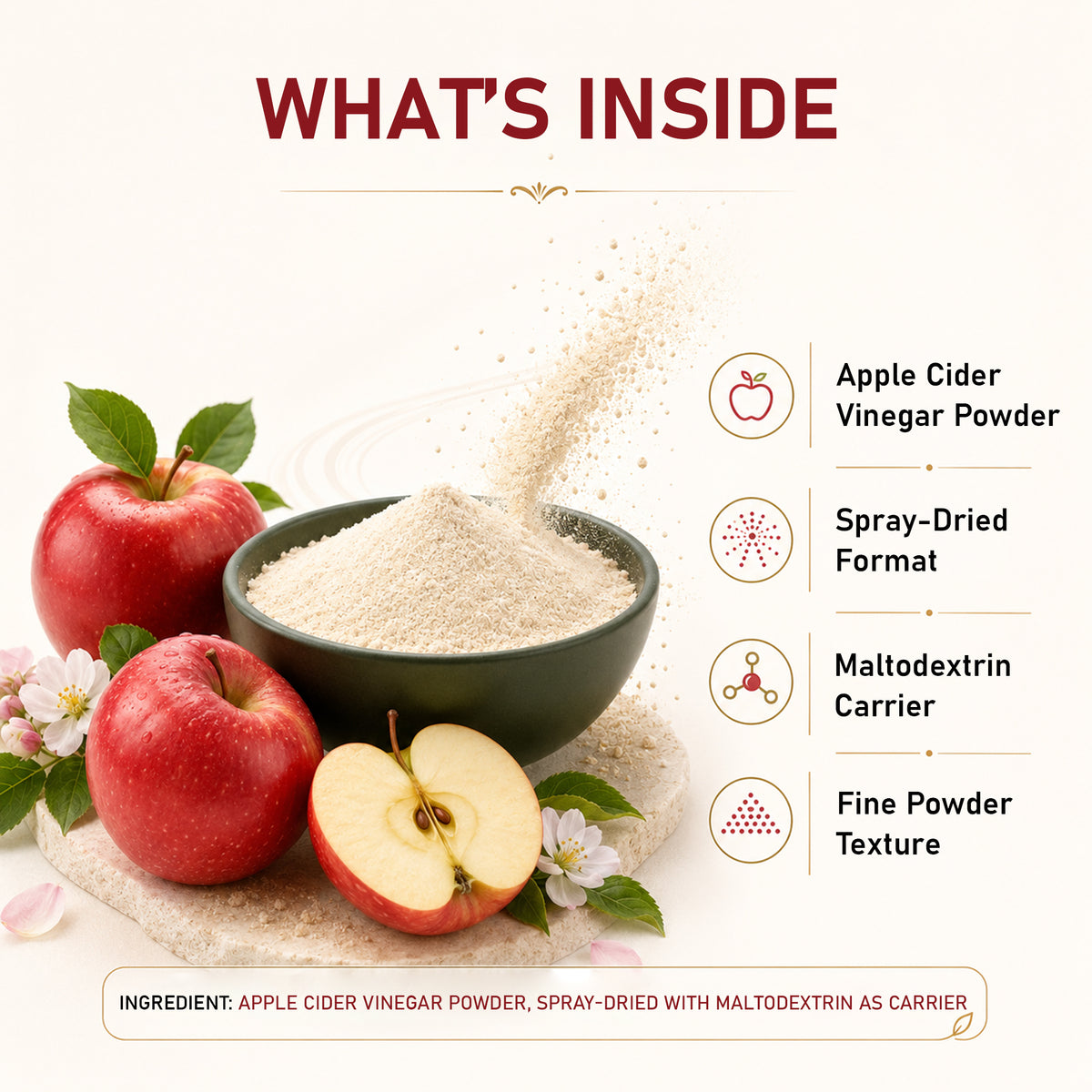 SVATV Apple Cider Vinegar Powder - 227gm