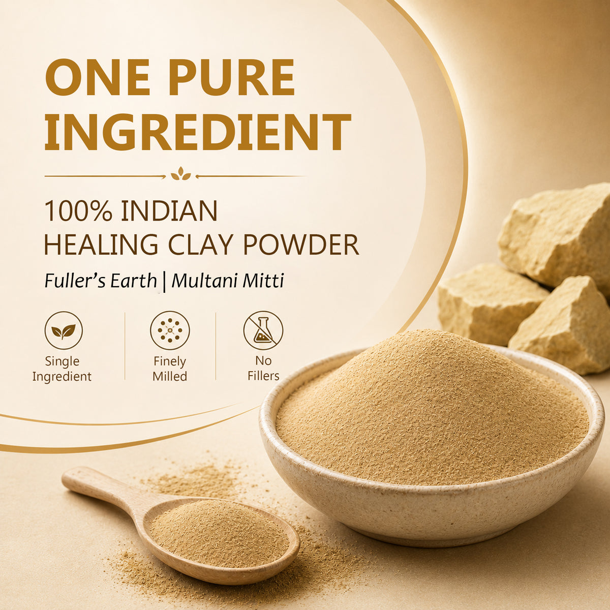 SVATV Multani Mitti Powder For Skin & Hair 227GM