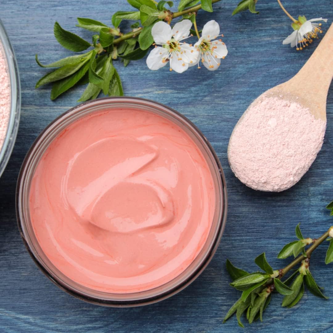 SVATV Herbal French Pink Clay Powder For Skin 227gm (8_oZ)