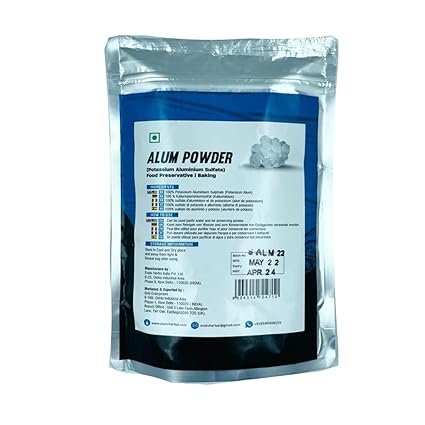 Svatv Alum Powder 250 Gram (8.8 Oz) | Granulated Potassium Alum Powder | Purified Through Shodhan Process | Granulated Powder Alumbre