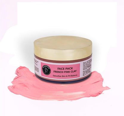 AATMANA French Pink clay Face Pack 250gm For Skin Care