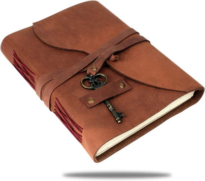 Overdose Buff with key designed Handmade Leather Celtic Griffin Journal Daily 5/7