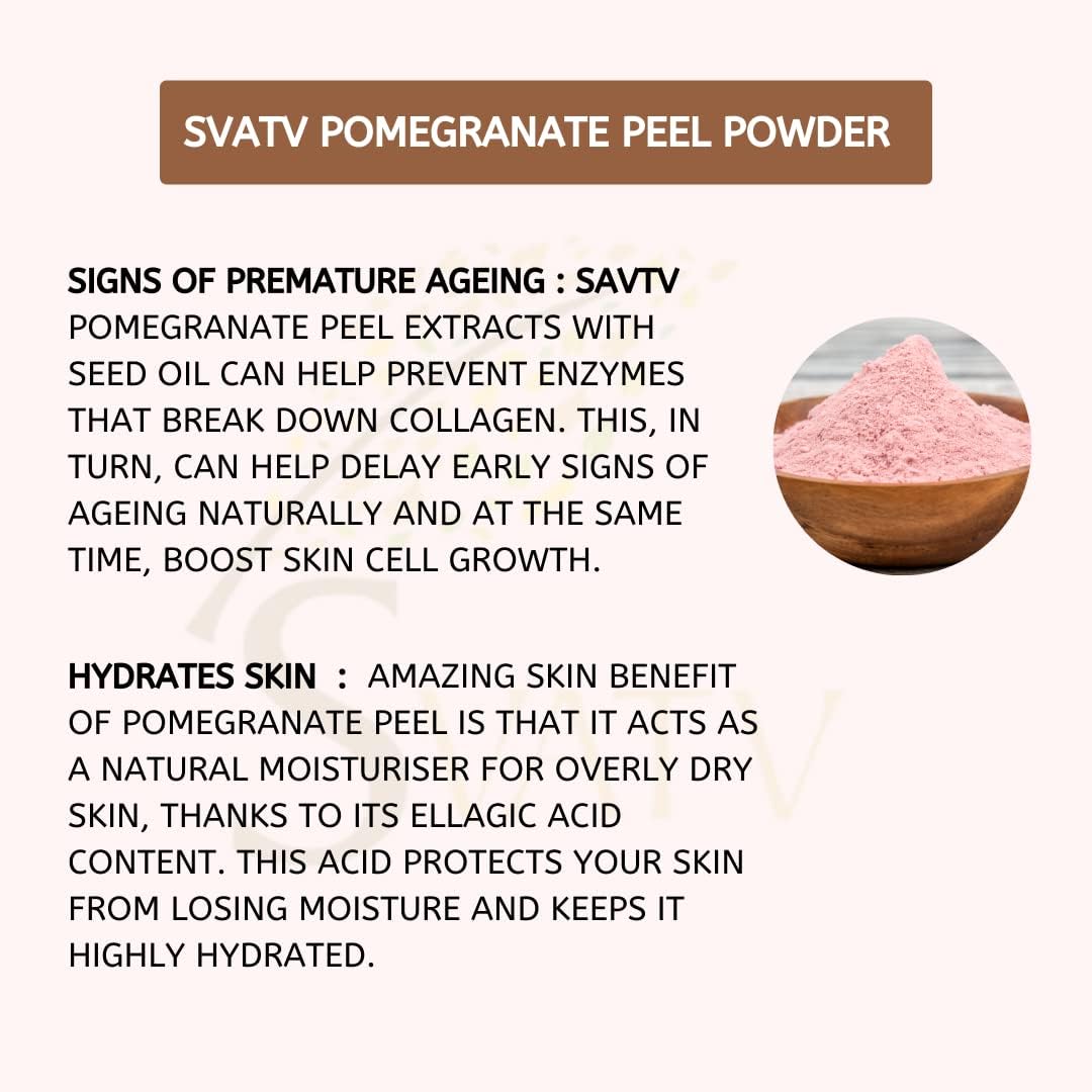 SVATV POMEGRANATE POWDER FOR SKIN 227GM