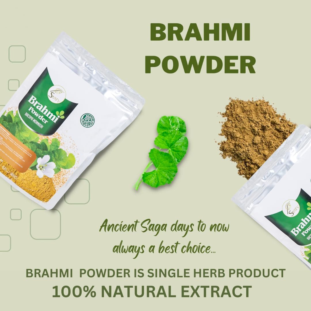 SVATV Brahmi Powder | Bacopa Powder | 227gm