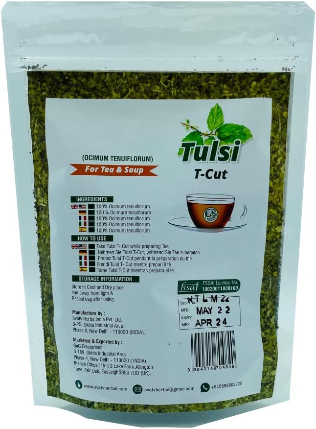 SVATV TULSI LEAVES T-CUT POWDER 100GM