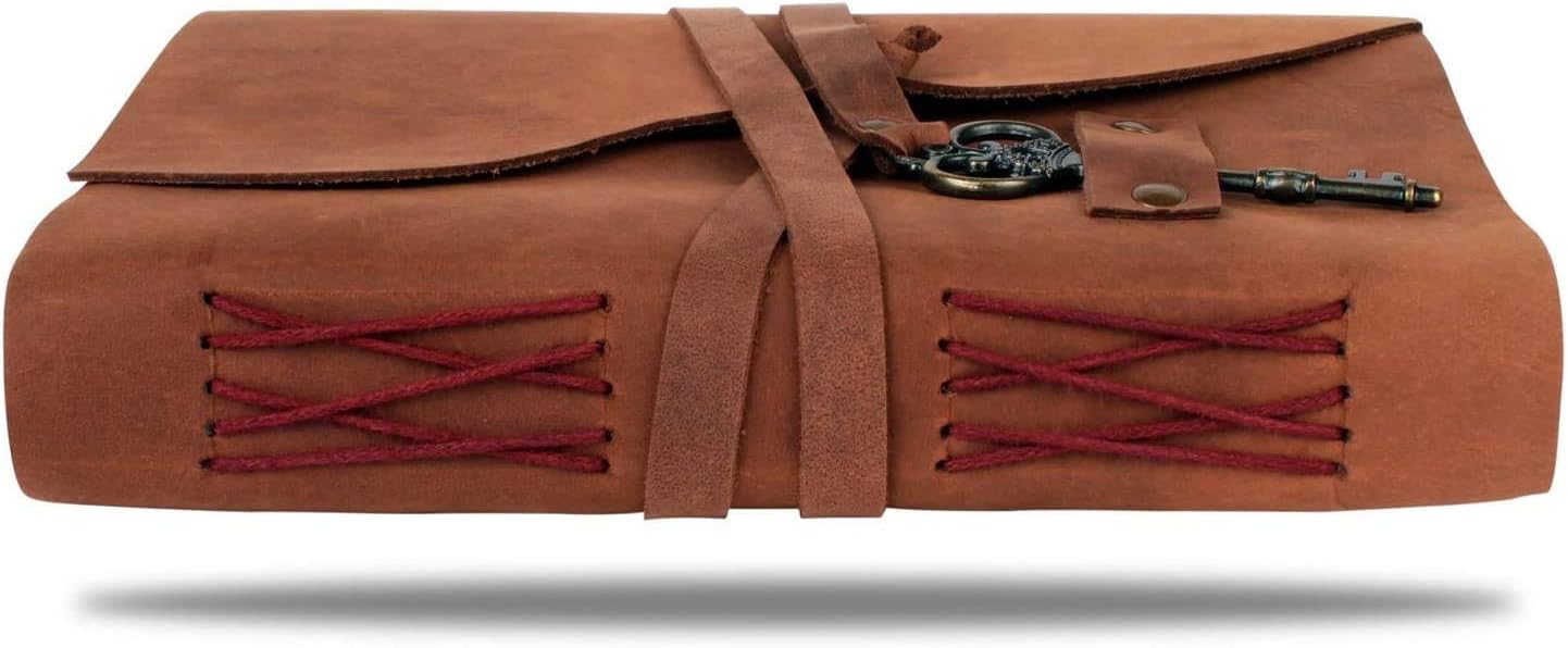 Overdose Buff with key designed Handmade Leather Celtic Griffin Journal Daily 5/7