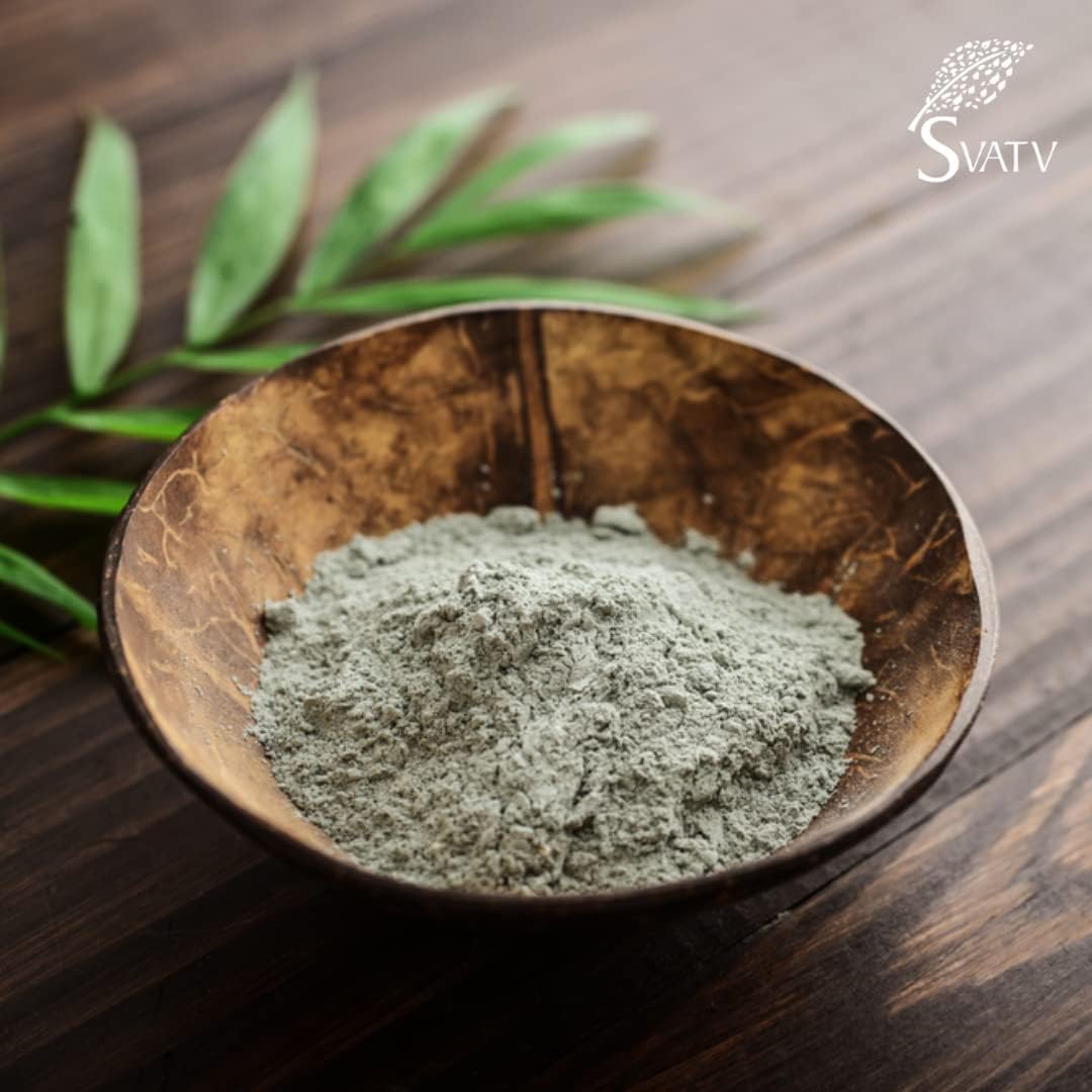 SVATV Herbal French Green Clay Powder For Skin 227gm (8_oZ)
