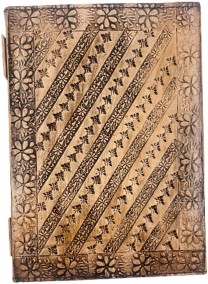 OD-46 OVERDOSE TAJ MAHAL Design Handmade vintage leather journa Double Lock Deckle edge paper 7/10