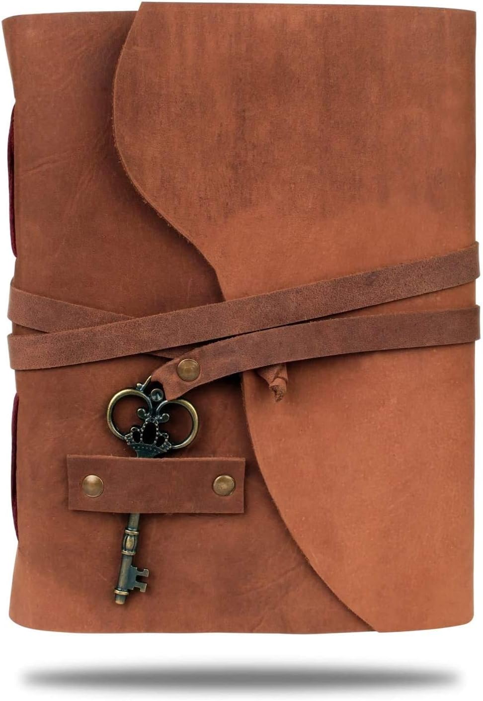 Overdose Buff with key designed Handmade Leather Celtic Griffin Journal Daily 5/7