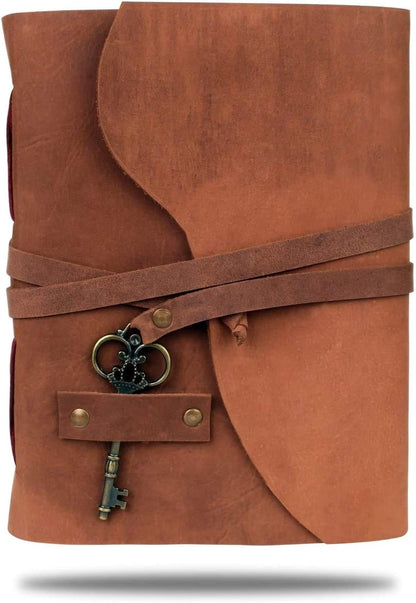 Overdose Buff with key designed Handmade Leather Celtic Griffin Journal Daily 5/7