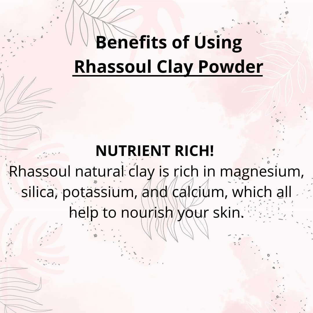 SVATV Rhassoul Clay powder | Ghassoul Clay | For Skin 227gm (8_oZ)