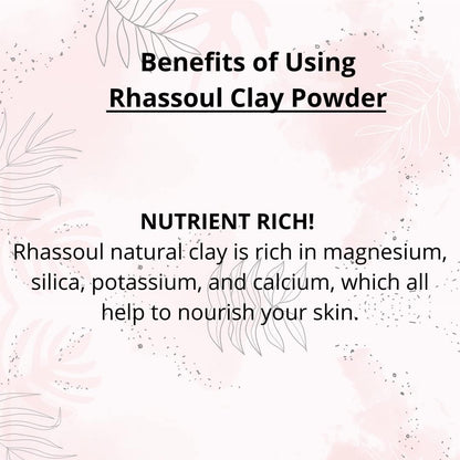 SVATV Rhassoul Clay powder | Ghassoul Clay | For Skin 227gm (8_oZ)