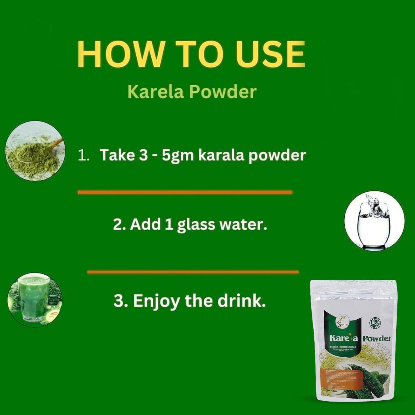 Svatv Karela Powder - 227GM