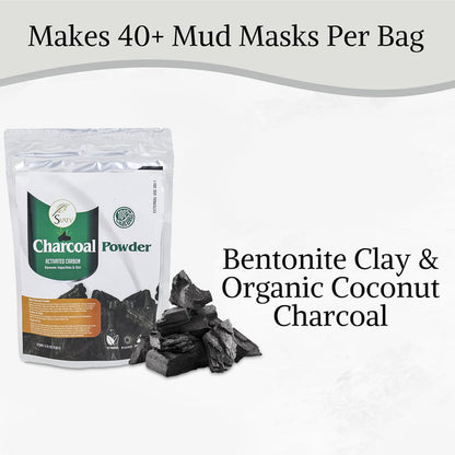 SVATV Active Charcoal Powder | For Skin 227gm (8_oZ)