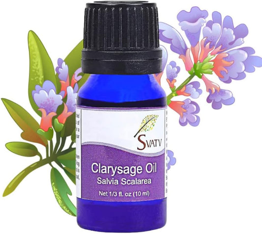 SVATV Clary Sage Essential Oil 10ml