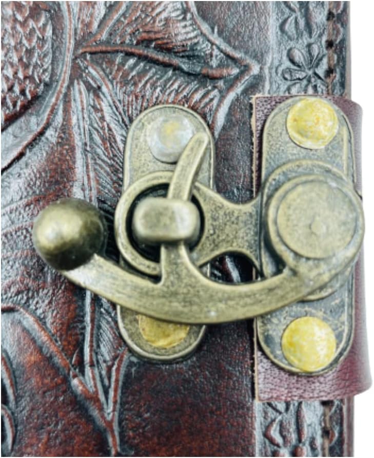 Overdose Deckle Double Dragon with Stone Leather Diary 6*8